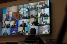 Учасники засідання з керівництвом Офісу Президента України