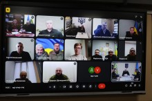 Учасники Ради оборони Донецької області, які приєднались онлайн