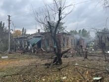 Зруйнований ворожим ударок будинок у Слов'янську