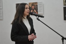 Оксана Муравська звернулась до присутніх на відкритті виставки