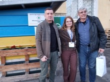 Заступник начальника Бахмутської міської військової адміністрації Олександр Марченко та Урбан Фрай.