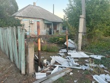 Будинок, зруйнований обстрілом окупантів