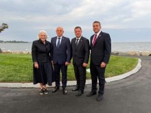Юрый Винокуров ппід час візиту до США