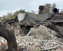 Зруйнований будинок після ворожого удару