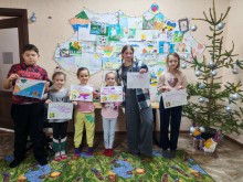 Роботи учасників обласної акції «Мапа єдності сердець» до Дня Соборності України.