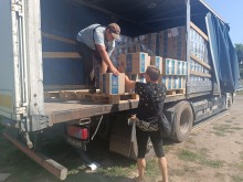 БФ «ЯНГОЛИ СПАСІННЯ» забезпечують населення, яке постраждало внаслідок військових дій продуктовими наборами