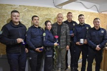 Вадим Філашкін та правоохоронці із нагородами
