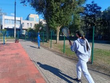 Спортивне заняття на відкритому повітрі на локації «Активного парку»