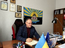 Володимир Мицик бере участь в нараді