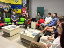 Учасники заходу у студії