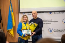 Вадим Філашкін вітає спортсменів Донеччини