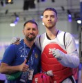 Провідний тхеквондист Донецької області Артем Гарбар разом зі своїм тренером Юрієм Бірюковим
