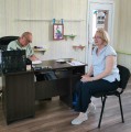 Колектив Комунального підприємства «Лиманський «Зеленбуд» на новому місці разом зі Світланою Бондарєвою