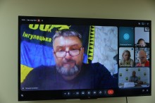 Начальник Черкаської селищної військової адміністрації Олексій Кривоконь.