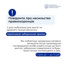 Памʼятка про необхідність своєчасного реагування