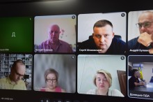 Учасники робочої групи «Прозорість і підзвітність», які підключились онлайн