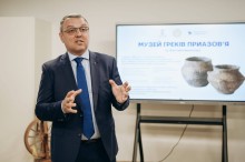 Степан Махсма на відкриті музею в університеті