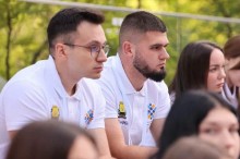 Представники  делегації Донеччини