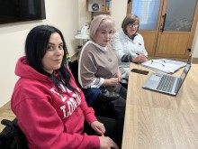 Учасниці круглого столу «Безбар’єрна Донеччина: реальні кроки та виклики сьогодення»