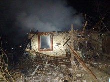 Зруйнований будинок після ворожого обстрілу