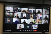 Учасники засідання Ради оборони Донецької області, які приєднались онлайн