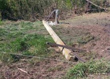 Електроопора перебита через обстріли окупантів