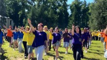 Діти з Донеччини на руханці у Міжнародному дитячому центрі «Артек»