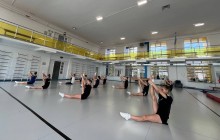 Спортсменки з Донеччини відпрацьовують нові змагальні композиції, вдосконалюють технічну підготовку