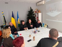 Ветерани та члени їх сімей під час зустрічі