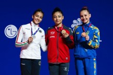 Ганна Базунова з Курахового відзначилася «бронзою» європейської першості зі спортивної аеробіки