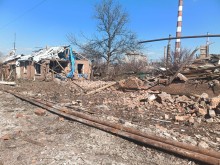 Зруйновані будинки після ворожого обстрілу