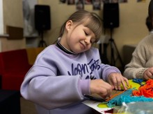 Вихованці Донецького обласного еколого-натуралістичного центру - учасники майстер-класів до Дня Соборності України