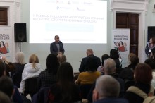 Виступ заступника міського голови з гуманітарних та соціальних відносин Дрогобицької міської ради Юрія Кушлика