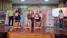 Діти з Донеччини та Кіровоградщини під час активностей у межах змагань зі спортивного орієнтування