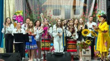 Спільне фото творчого колективу Хлібодарівської громади