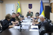 Учасники засідання Ради оборони Донецької області