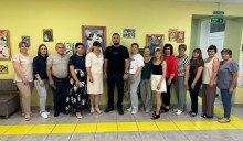 Спільне фото представників Званівської та Новодмитрівської громад