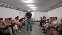 Практичні відпрацювання з домедичної допомоги, протимінної безпеки та окремих елементів вогневої підготовки в межах навчань з основ національного спротиву.