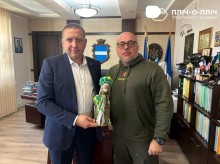 Начальник Часовоярської міської військової адміністрації Чаус Сергій зустрівся з міським головою Кременчука Віталій Малецький