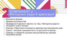 Основні напрями (компоненти) проєкту