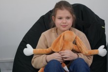 На занятті з психологічної підтримки дітей, які пережили травматичні події, пов’язані з війною, за допомогою Хібукі-терапії.