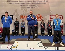 Вадим Роздорожний із Лиману – переможець чемпіонату Європи з жиму лежачи в Литві