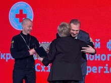 Заступник голови Донецької облдержадміністрації Олександр Шевченко вітає учасників заходу