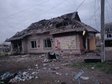 Будинок, зруйнований окупантами