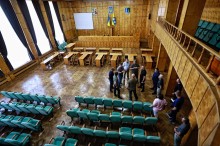 Учасники делегації з Донеччини у Хустській міській раді