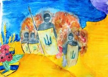 Роботи вихованців Донецького палацу дитячої та юнацької творчості  - учасників обласного челендж-марафону «Світло, що не згасає»