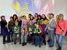 До свята Масниці учасники заходу у культурному хабі «Донеччина» створювали символ сонця – яскравий, життєздатний образ.