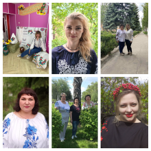 Колаж з фото людей, одягнених у вишиванки
