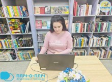 Працівниця Покровської бібліотеки бере участь у спільному заході