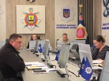 Заступник голови облдержадміністрації Олександр Шевченка та представники ДонДУВС